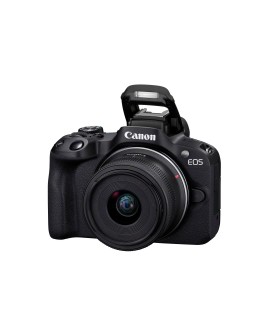 Canon EOS R50, Black + RF-S 18-45mm F4.5-6.3 IS STM Kit Bezlusterkowiec 24,2 MP CMOS 6000 x 4000 px Czarny