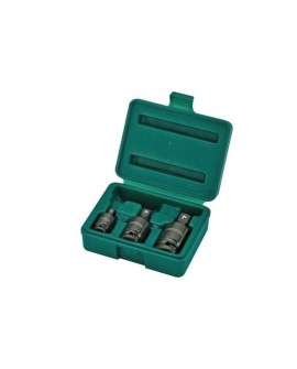 JS.PRZEGUB KULISTY UDAROWY 3szt. 1/4"-3/8"-1/2"