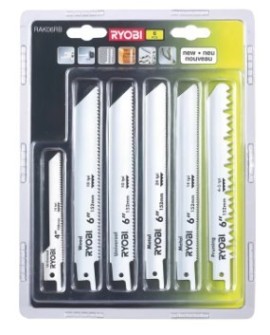 Ryobi RAK06RB Ostrze wyrzynarki 6 szt.