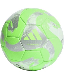 Piłka nożna adidas Tiro League Thermally Bonded zielono-szara HZ1296 4