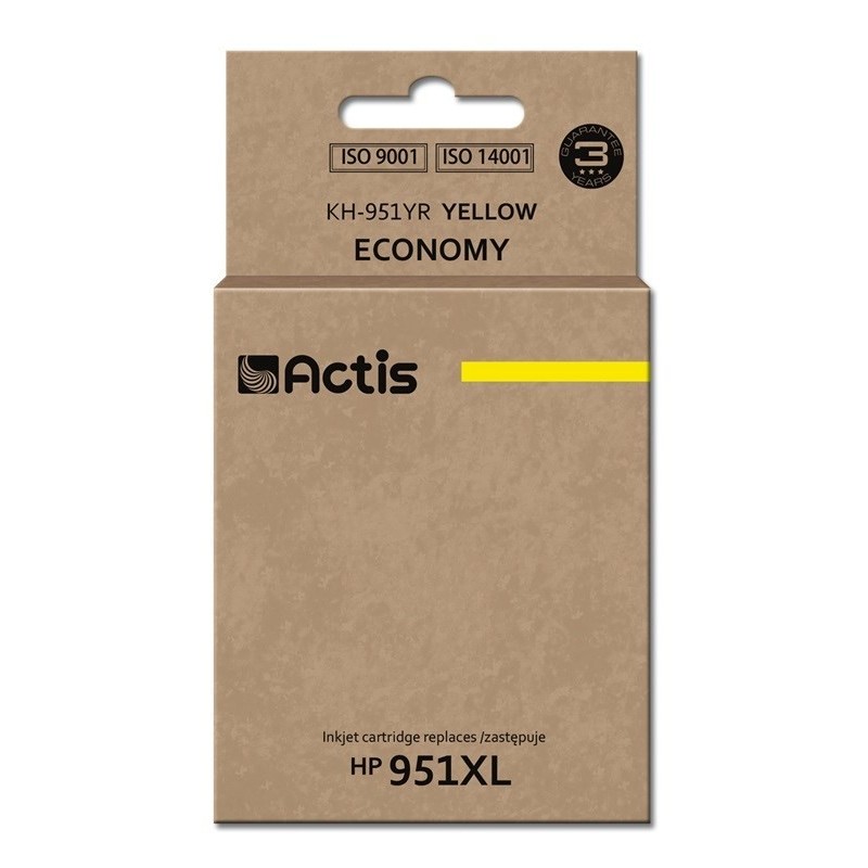 Actis KH-951YR Tusz (zamiennik HP 951XL CN048AE Standard 25 ml żółty)