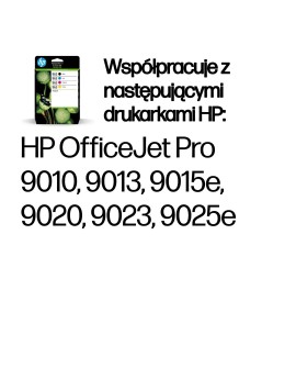 HP Zestaw 4 oryginalnych wkładów atramentowych 963 czarny/błękitny/purpurowy/żółty