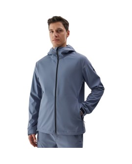Kurtka męska softshell 4F M283 denim 4FWAW24TSOFM283 32S 2XL