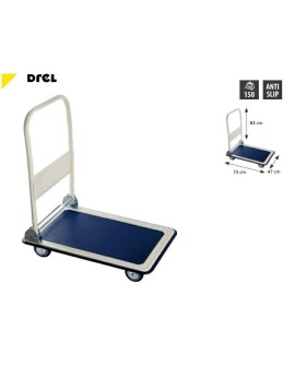 CONDOR WÓZEK MAGAZYNOWY 4-KOŁOWY 150KG PLATFORMA 73x47cm