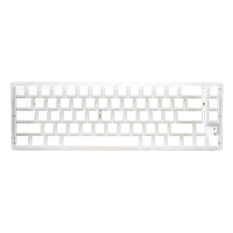 Ducky One 3 Aura White SF klawiatura Gaming USB QWERTY Amerykański międzynarodowy Biały