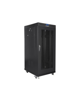 LANBERG SZAFA STOJĄCA RACK 19" 27U 600X800 DRZWI PERFOROWANE LCD CZARNA FF01-6827-23BL (FLAT PACK)
