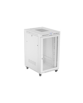 SZAFA INSTALACYJNA RACK STOJĄCA 19" 27U 800X1000 SZARA DRZWI PERFOROWANE LCD LANBERG (FLAT PACK)