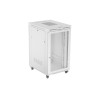 SZAFA INSTALACYJNA RACK STOJĄCA 19" 27U 800X1000 SZARA DRZWI PERFOROWANE LCD LANBERG (FLAT PACK)