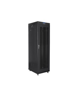 LANBERG SZAFA STOJĄCA RACK 19" 42U 600X800 DRZWI PERFOROWANE LCD CZARNA FF01-6842-23BL (FLAT PACK)
