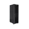 SZAFA INSTALACYJNA RACK STOJĄCA 19" 42U 600X1200 CZARNA DRZWI SZKLANE LCD LANBERG (FLAT PACK)