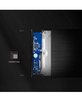 AXAGON EE35-XA3 Obudowa zewnętrzna 3.5", USB 3.0, SATA II, Aluminium - czarna