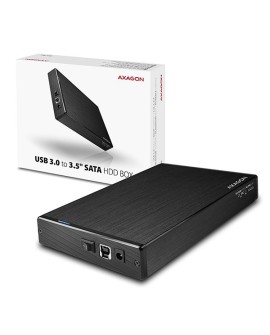 AXAGON EE35-XA3 Obudowa zewnętrzna 3.5", USB 3.0, SATA II, Aluminium - czarna