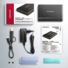 Axagon ADSA-CC USB-C 10Gbps - NVMe M.2 SSD & SATA 2.5/3.5 SSD/HDD CLONE MASTER 2 - Digital/Daten - NVMe USB 3.2 Gen 2 (3.1 Gen