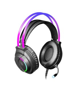SŁUCHAWKI DEFENDER Z MIKROFONEM FLAME RGB