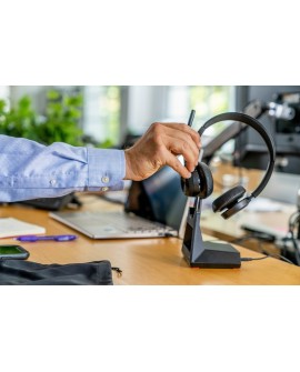 Zestaw słuchawkowy Bluetooth Poly Voyager 4320 MS Teams Certified USB-A Headset with charge stand +BT700 dongle 77Z00AA