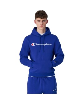 Bluza męska Champion Hooded niebieska 220253 BS008 XL