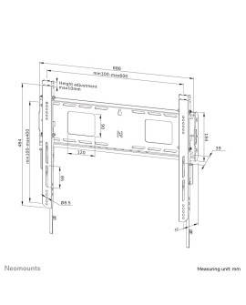 TV SET ACC WALL MOUNT/WL30-750BL16 NEOMOUNTS