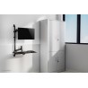 Neomounts WL90-325BL1 uchwyt / stojak do monitorów 81,3 cm (32") Ściana Czarny