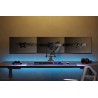 Neomounts NM-D775DX3BLACK uchwyt / stojak do monitorów 68,6 cm (27") Biurko Czarny