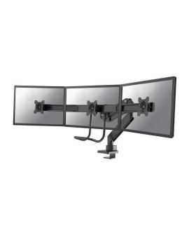 Neomounts NM-D775DX3BLACK uchwyt / stojak do monitorów 68,6 cm (27") Biurko Czarny