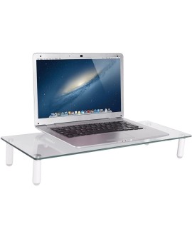 Techly ICA-MS 461 uchwyt / stojak do monitorów 81,3 cm (32") Biurko Przezroczysty