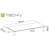 Techly ICA-MS 461 uchwyt / stojak do monitorów 81,3 cm (32") Biurko Przezroczysty