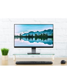 Techly ICA-MS 461 uchwyt / stojak do monitorów 81,3 cm (32") Biurko Przezroczysty