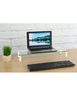 Techly ICA-MS 461 uchwyt / stojak do monitorów 81,3 cm (32") Biurko Przezroczysty