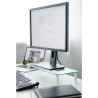 Techly ICA-MS 461 uchwyt / stojak do monitorów 81,3 cm (32") Biurko Przezroczysty