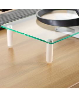 Techly ICA-MS 461 uchwyt / stojak do monitorów 81,3 cm (32") Biurko Przezroczysty