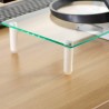 Techly ICA-MS 461 uchwyt / stojak do monitorów 81,3 cm (32") Biurko Przezroczysty