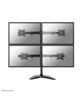 Neomounts NM-D335D4BLACK uchwyt / stojak do monitorów 68,6 cm (27") Biurko Czarny