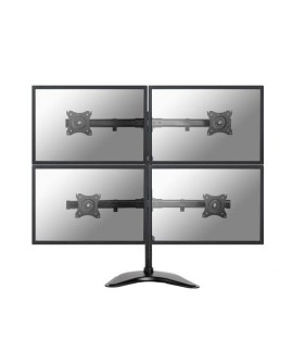 Neomounts NM-D335D4BLACK uchwyt / stojak do monitorów 68,6 cm (27") Biurko Czarny