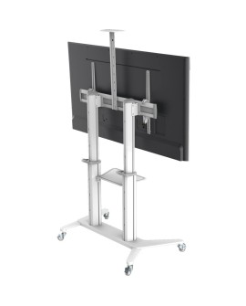 Techly ICA-TR49W stojak do multimediów Biały Płaski panel Karta multimedialna