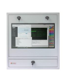 Techly ICRLIM10 stojak 1U Szafa wisząca Szary