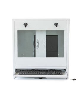 Techly ICRLIM10 stojak 1U Szafa wisząca Szary