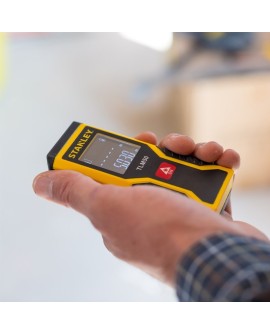 Stanley TLM50 Dalmierz laserowy Czarny, Czerwony, Żółty 15 m