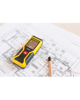 Stanley TLM50 Dalmierz laserowy Czarny, Czerwony, Żółty 15 m