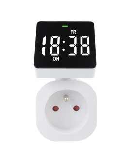 GREENBLUE WŁĄCZNIK CZASOWY-TIMER CYFROWY MAX. OBCIĄŻENIE 16A, IP20 GB610 E