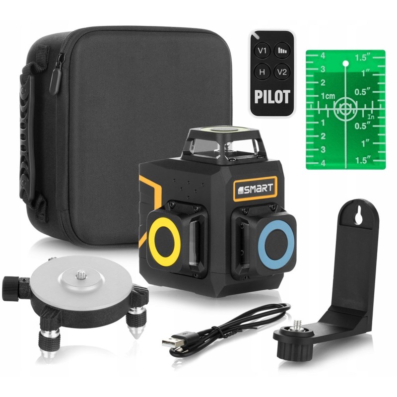 laser płaszczyznowy 3x360° compact zielony,30m