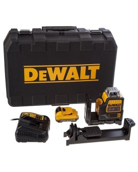 Laser liniowy krzyżowy DEWALT DCE0811D1R-QW poziomica XR Li-Ion 10,8V 2,0 Ah Czarny, Żółty