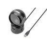 DIGITUS DA-81005 CZYTNIK KODÓW KRESKOWYCH PRZEWODOWY STACJONARNY USB-A 1.4M, 1D I 2D, ZGODNY Z KODAMI QR
