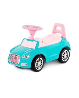 Polesie 84576 Samochód-jeździk "SuperCar" Nr2 z sygnałem dźwiękowym turkusowy