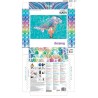 Bestway 43413 pływak basenowy i plażowy Wielobarwny Wzór PCW Pływający materac