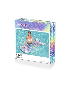 Bestway 43413 pływak basenowy i plażowy Wielobarwny Wzór PCW Pływający materac