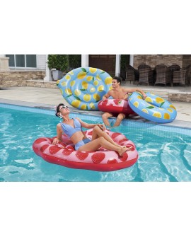 Bestway 43396 pływak basenowy i plażowy Różowy, Czerwony Obraz PCW Pływający materac