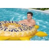 Bestway 43391 pływak basenowy i plażowy Wielobarwny, Żółty Wzór PCW Pływająca wyspa