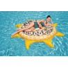 Bestway 43391 pływak basenowy i plażowy Wielobarwny, Żółty Wzór PCW Pływająca wyspa