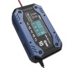 Qoltec 52482 Inteligentna ładowarka do akumulatora STD AGM GEL LiFePO4 | Prostownik z funkcją naprawy |12-24V |10A | LCD | 9 -