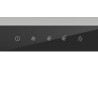 Okap teleskopowy GORENJE TH64E3SGB - front czarne szkło